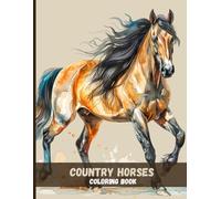 Country Horses: Realistic Coloring Pages of Horses in Rural Landscapes