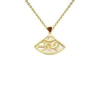 Country Jewelry S925 Necklace Female Minimalist Lichun Fan-Shaped Pendant Shell Necklace