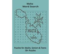 Country Malta Word Searches: Puzzle Book 6x9”, 111 pages, 50+ Puzzles,… Gift for ;Travellers, Study, during Vacation, Holiday or Time to Relax