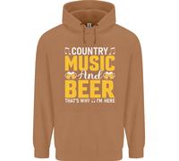Country Music E Beer That's Why I'm Here Uomo Felpa
