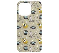 Country Music with Guitars Vinyl Records and Cowboy Boots Custodia per iPhone 15 Pro Max