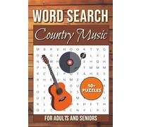 Country Music Word Search: 50+ Easy-to-Read Country Music Word Search Puzzles Featuring Country Singers, Songs & Albums | 6 x 9 Inches | 112 Pages | Perfect Gift for Fans, Music Lovers