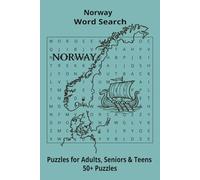 Country Norway Word Searches: Puzzle Book 6x9”, 111 pages, 50+ Puzzles,… Gift for ;Travellers, Study, during Vacation, Holiday or Time to Relax