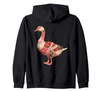 Country Patchwork Oca Rustico Quilting Amante Felpa con Cappuccio