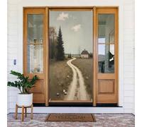 Country Print No.19 - Coperture decorative per porte, per interni/esterni, primavera, estate, autunno, inverno, Halloween, Natale, decorazioni per la casa