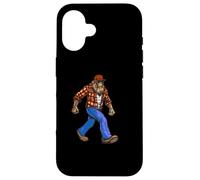 Country Redneck Sasquatch Bigfoot Dude Southern Pride Custodia per iPhone 16