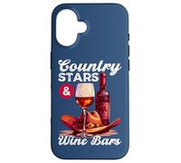 Country Stars E Wine Bar Amante del vino Stile di vita occidentale Custodia per iPhone 16