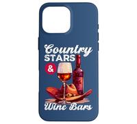 Country Stars E Wine Bar Amante del vino Stile di vita occidentale Custodia per iPhone 16 Pro Max