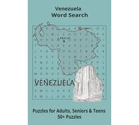 Country Venezuela Word Searches: Puzzle Book 6x9”, 111 pages, 50+ Puzzles,… Gift for ;Travellers, Study, during Vacation, Holiday or Time to Relax