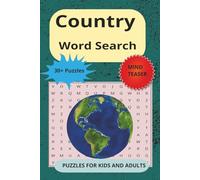 Country Word Search Book: Fun and Educational Word Puzzles Featuring Countries from Around the World | 6x9 inches, 30+ puzzles