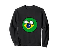 Countryballs Brasile Divertente Felpa