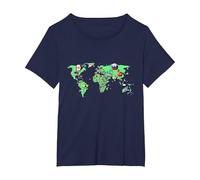 Countryballs Mappa del Mondo Maglietta