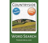 Countryside - 50+ Word Search Puzzle Book: Simple Word Search, increasing challenge | Easy to Read Print | Classic British Countryside theme | 6x9 ... | 50+ Puzzles | For holidays and travelling