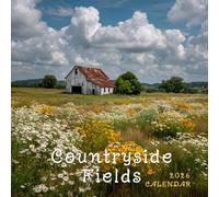 Countryside Fields 2026 Calendar: A 2026 Featuring Serene Countryside Fields, Clear Monthly Grids, and Notes Space - Ideal for Nature Lovers, Home, Office, or Travel