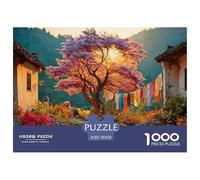 Countryside in The Spring 1000 Pcs Cartoncino Premium Puzzle Colorful Explosion Tree Immagini Vibranti Gioco Creativo Puzzle Decorazioni Per La Casa 70x50cm/1000pcs