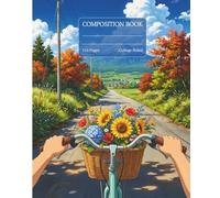Countryside Ride Composition Notebook: Wide Ruled Lined Journal for School, College & Everyday Writing | 110 Pages | Aesthetic Anime Nature Cover