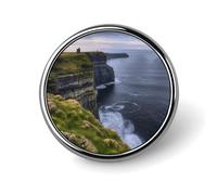 County Clare The Cliffs Spille personalizzate per zaini Spilla da bavero alla moda per abiti Simpatici spille per cappelli per donne uomini divertente borsa distintivo pin cool spille vintage per