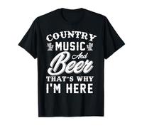 County Music and Beer Funny Drinking Shirt for women Maglietta