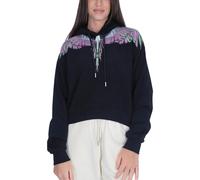 County of Milan Black Cotton Hoody - IT40|S
