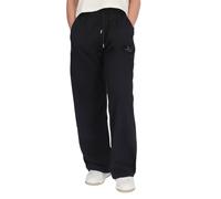 County of Milan Black Cotton Joggers (Workout Pants) - IT40|S