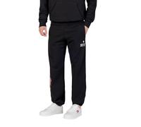 County of Milan Black Cotton Joggers (Workout Pants) - IT44 | S
