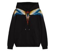 County Of Milan Hoodie Man Black Felpa Capp Nera Uomo F5CAMAHS059 110