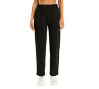 County of Milan pantaloni gamba larga in felpa nero