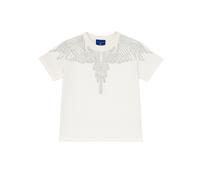 County of Milan T-shirt bambina con strass bianco 12a