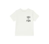 County of Milan T-shirt bambino con logo bianco latte 14a