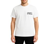 County of Milan T-shirt manica corta con logo bianco L