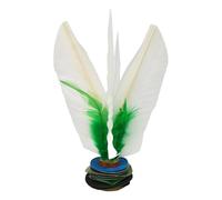 Coup de Pied Jianzi Chinois, Coup Voltlite Chinois | Blanc Feathers Foot Kick Toy Game Game Wheel Shuttlecock Entertainment And Sports Outdoor for Kids Ad