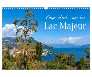 Coup d'œil sur le Lac Majeur (Calendrier mural 2027 DIN A3 vertical), CALVENDO c