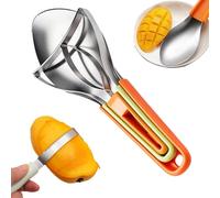 Coupe-pastèque - Ustensile De Cuisine En Acier Inoxydable | Coupe-fruits, Trancheuse, Vide-mangue | Idéal Pour Salades D'avocat, Kiwi Et, À La Maison, En Camping Ou En Plein Air.