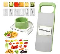 Coupes De Mandoline De Trancheuse V?g?tale - Affettatrice De Cucina Multifonctionnelle Avec Des Lames R?glables Pour Les L?gumes, Lea Fruits, Lea Pommes De Terre Et Les Oignons | Outil De Pr?paration