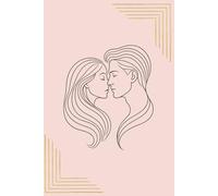 Couple Silhouette Journal - Minimal Line Drawing Notebook for Writing and Journaling: Muted Blush Aesthetic Notebook | 6"×9" with 80 Lined Pages, Fine Black Line Art, Soft Matte White Paper