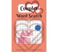 Couples Word Search Puzzle Book: Word Searches with Easy to Read Print about Couples, Love, Date Night and More | 6x9 inches, 110 pages | 50+ Puzzles ... Gift for Vacations, Holidays and Free Time