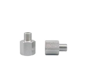 Coupling, Stainless Steel Hex Nipple,M10 M14 M16 M20 1/8" 1/4" 3/8" 1/2" Male to Female Thread 304 Stainless Steel Socket High Pressure Resistant Pipe Fitting(No12)