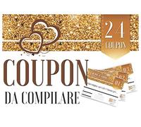 Coupon Da Compilare: Divertiti con questi Coupon per Coppie. Per Lui, per Lei, Fidanzato, Fidanzata, Moglie o Marito. Ottima idea regalo e Natale per San Valentino, Anniversario, Compleanno