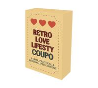 Coupon d'amore - 24 carte voucher romantiche, design vintage, idee per la notte del divertimento, attività di coppia creativa | Per la fidanzata del fidanzato di marito, relazione per l'anniversario d