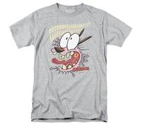 Courage Il Cane Codardo - Cane Spaventato - T-Shirt Unisex Adulti - Grigio