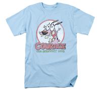 Courage Il Cane Codardo - T-Shirt Vintage Adulto Unisex - Blu