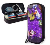 Courage The Cowardly Dog Astuccio in pelle per matite, matite, portapenne, cancelleria, scatola multifunzionale per ragazzi e ragazze