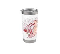 Courage the Cowardly Dog Running Scared Bicchiere termico in acciaio inox doppia parete