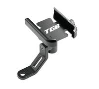 COUREATBO Supporto pertelefono da moto in lega di alluminio Per TGB 425 Blade 550 600 1000 Blade525 Target 325 535 EPS Bellavita Supporto Per Telefono Da Moto In Lega Di Alluminio(Mirror type Black)