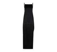 Courrèges - Abito Lungo in Raso Senza Schienale - - Dresses - Donna - Nero - S