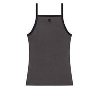 Courrèges - Contrast Tank Top - - Tops - Donna - Grigio - L