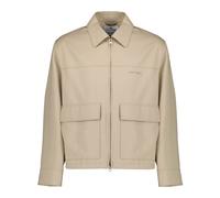 Courrèges - Giacca in cotone con zip e 2 tasche - - Jackets - Uomo - Beige - XL