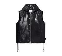 Courrèges - Gilet con Cappuccio in Vinile Nero Lucido - - Jackets - Uomo - Nero - M