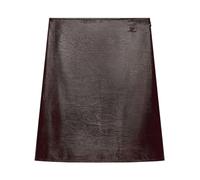 Courrèges - Gonna Vinile Logo Patch A-Line - - Skirts - Donna - Rosso - S