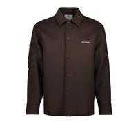 Courrèges - Overshirt in Lana Marrone Autunno-Inverno 2025 - - Jackets - Uomo - Marrone - L